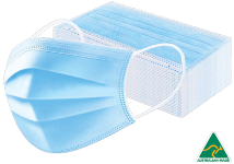 Disposable Face Mask 3 Ply with Ear Loop - Box of 50